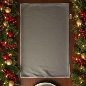 Tovaglietta in velluto beige